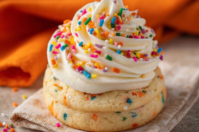 Bunte Streusel-Kekse