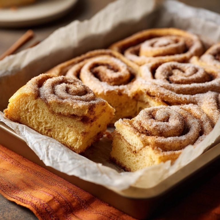 Flauschige Zimtschnecken, angeschnitten, zeigen die saftige und fluffige Textur im Inneren des Gebäcks.
