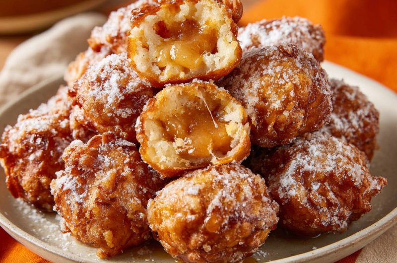 Gefüllte Apfelbällchen