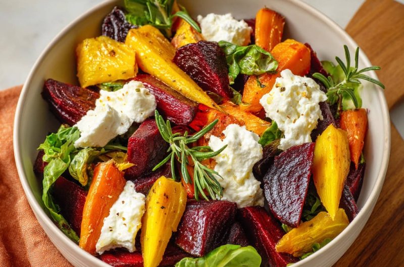 Gerösteter Wurzelgemüse-Salat