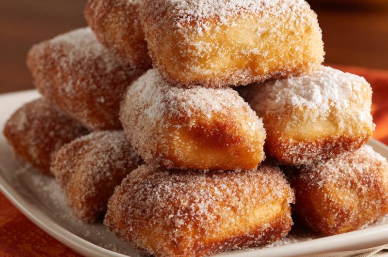 Frittierte Teighäppchen