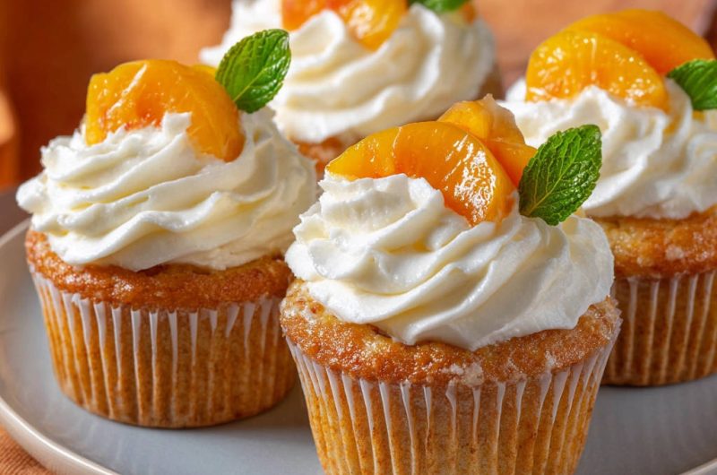 Pfirsich Cupcakes