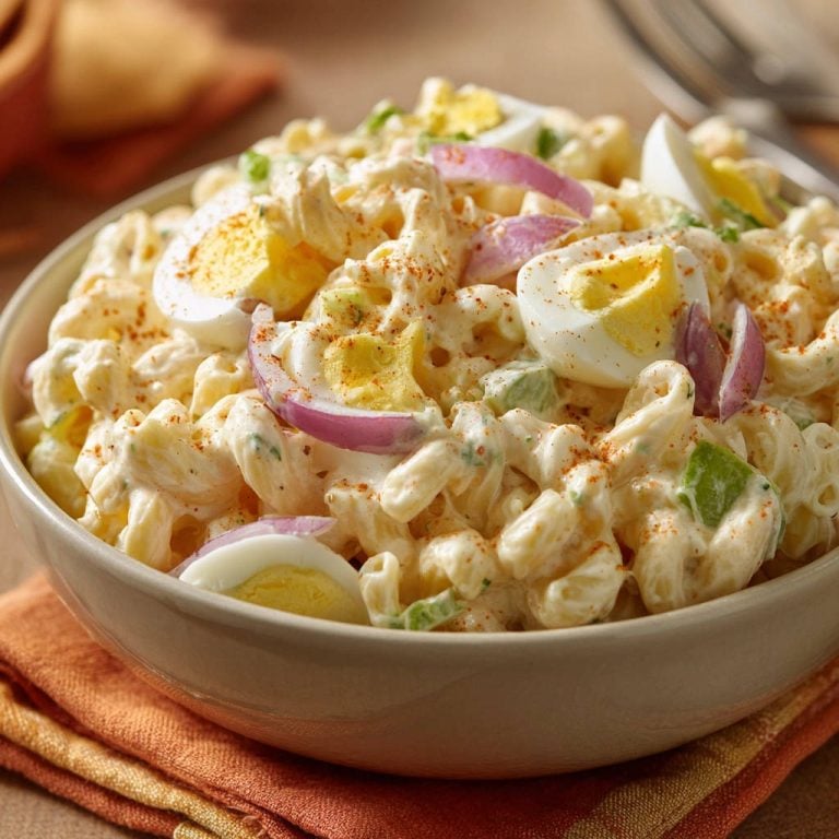 Klassischer Nudel-Ei-Salat: Perfekt & Locker