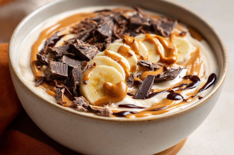 Bananen-Erdnussbutter Bowl