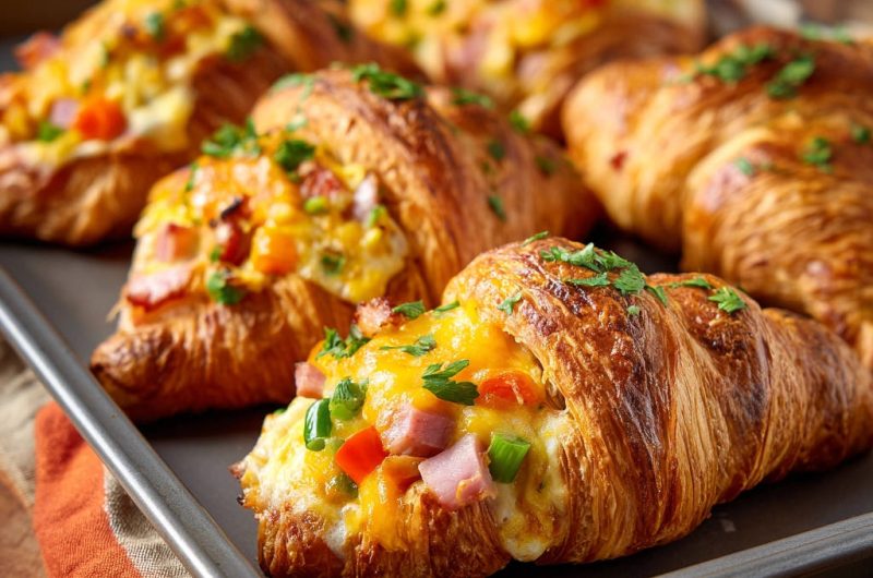 Gefüllte Croissants