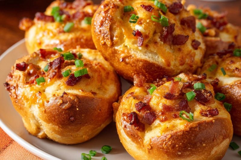 Käse-Speck-Schnecken