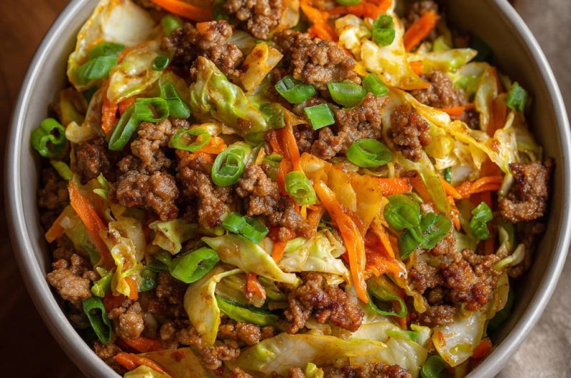 Kohl-Pfanne mit Hackfleisch