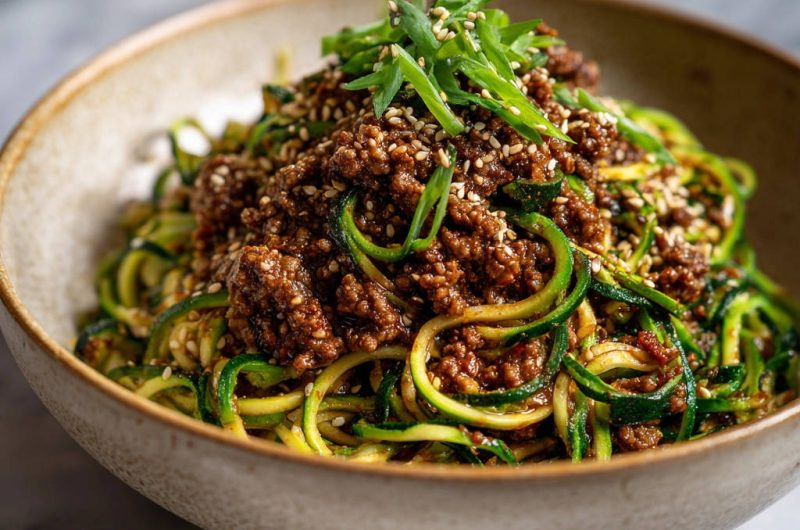 Zoodle-Bowl Hackfleischsoße