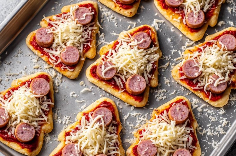 Festliche Pizzabäumchen