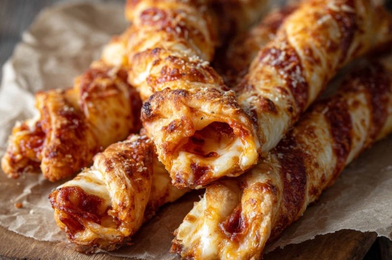 Knusprige Pizza-Twists