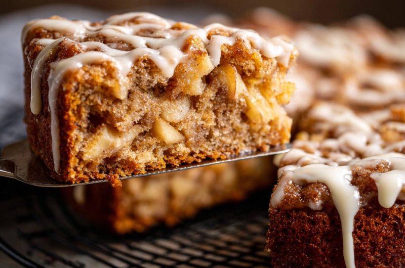 Saftiger Apfelkuchen mit Streuseln und Zimt