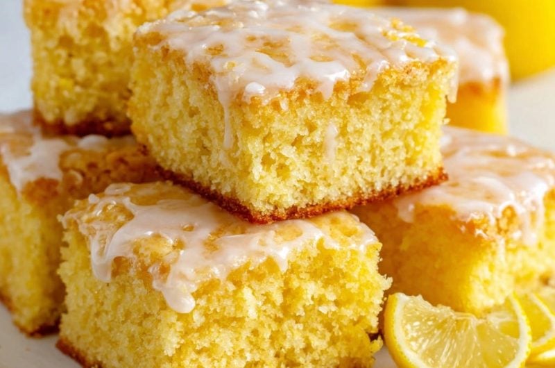 Zitronenkuchen-Schnitten