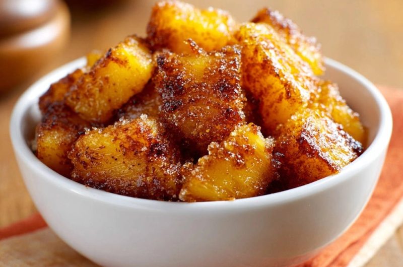 Karamellisierte Ananas