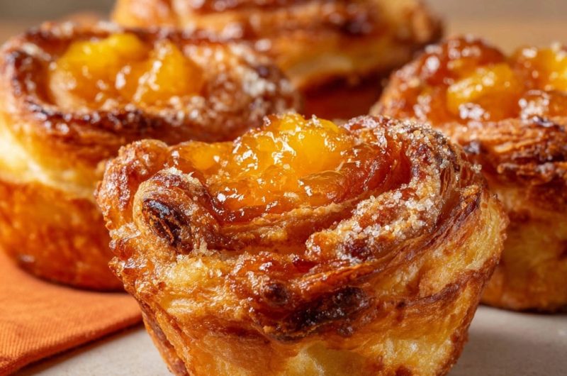 Fruchtige Blätterteig-Schnecken