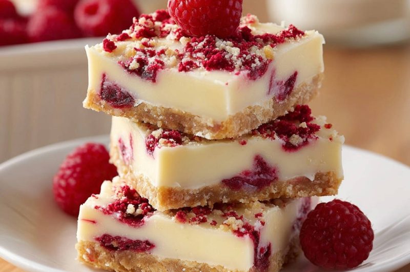 Himbeer-Frischkäse-Schnitten