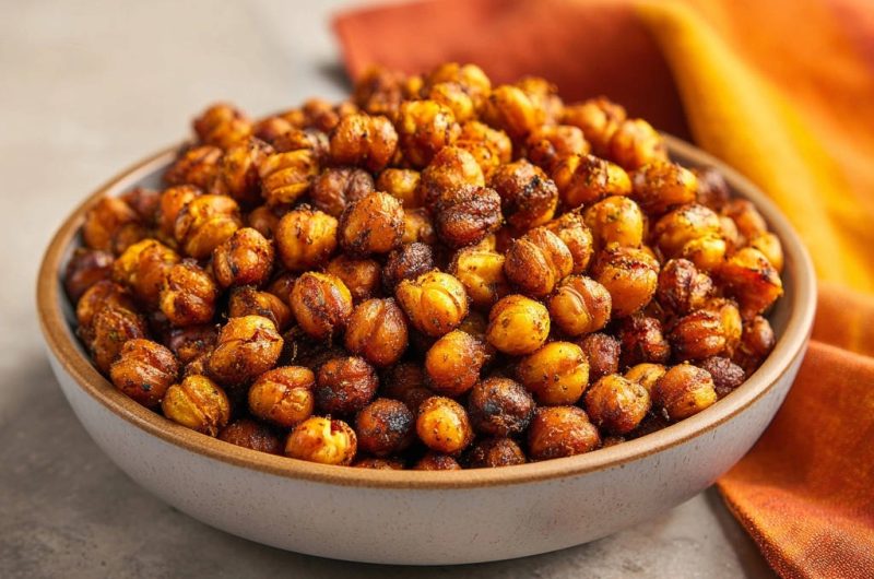 Knusprige Röstkichererbsen vom Blech