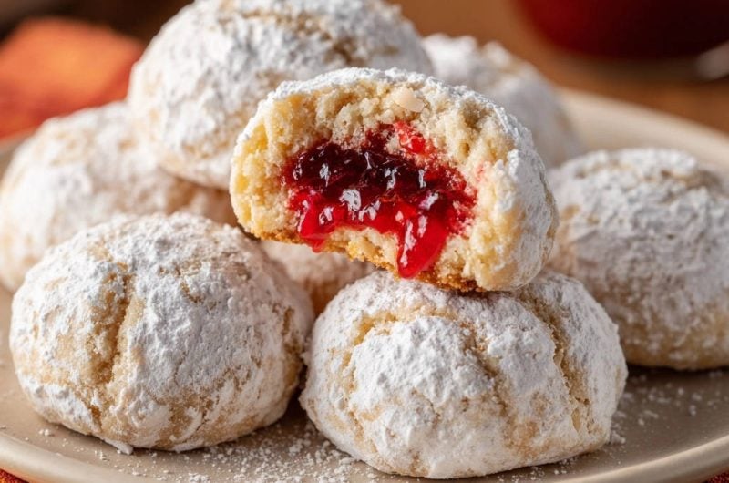 Marmeladen-Küsschen vom Blech