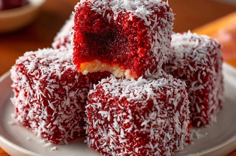 Saftige Beeren-Lamingtons