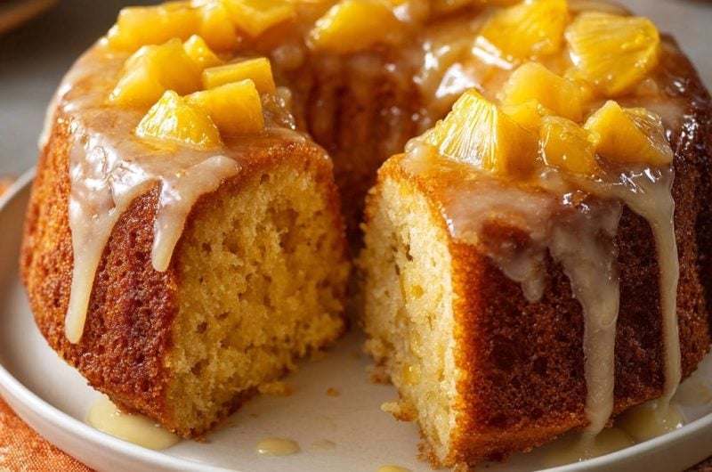 Saftiger Ananas-Gugelhupf