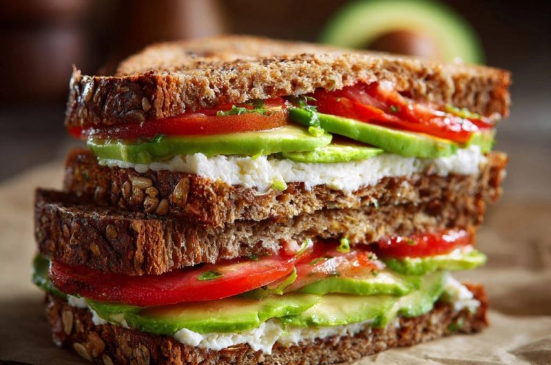 Avocado-Tomaten-Sandwich