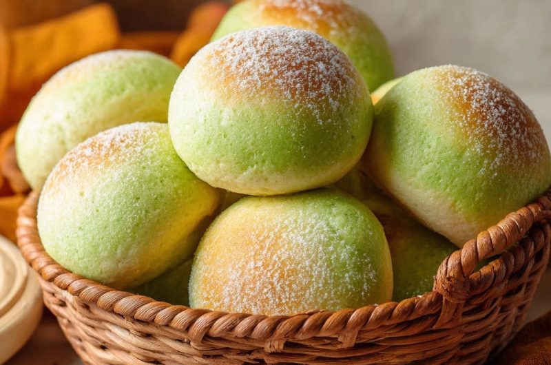 Pandan-Milchbrötchen