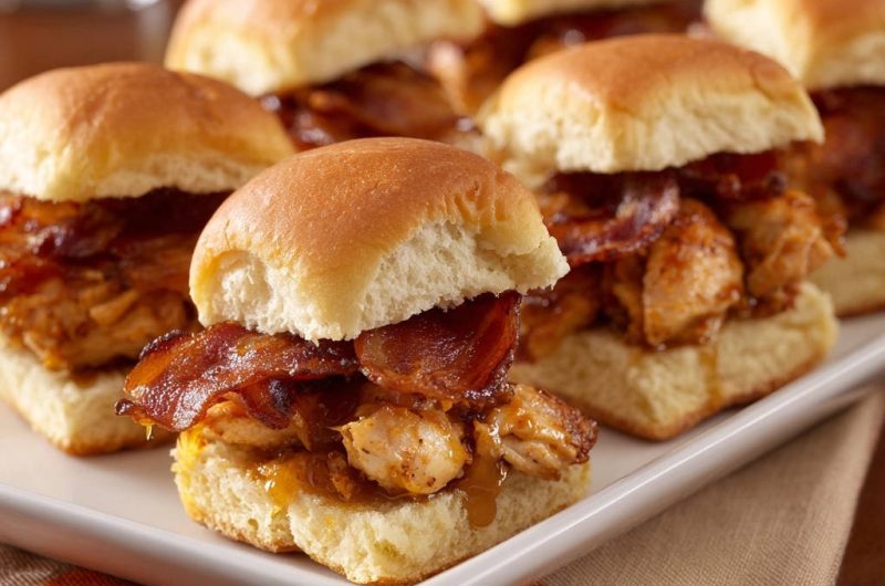 Hähnchen-Bacon-Slider