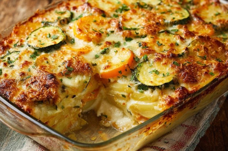 Kartoffel-Zucchini-Gratin