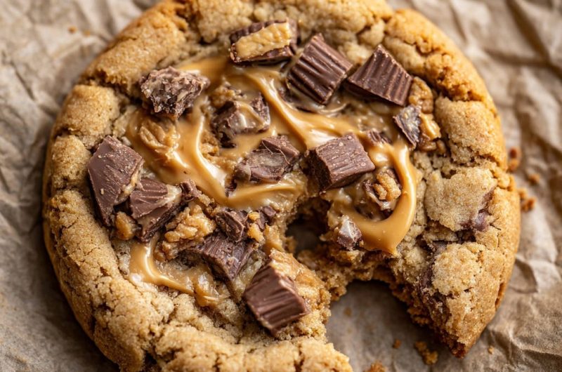 Erdnussbutter-Schoko-Cookie
