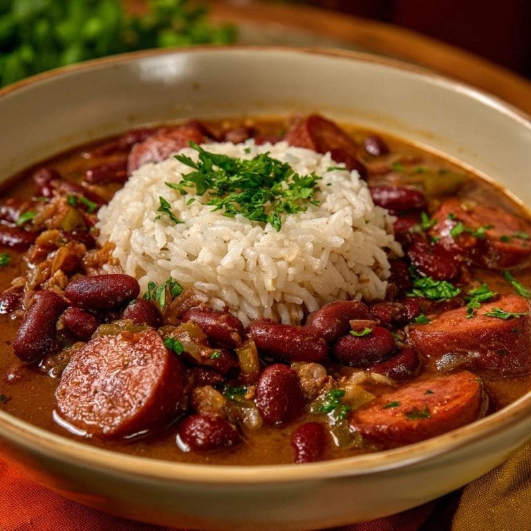Kreolischer Bohneneintopf mit Reis: Cremigkeit, die überzeugt!