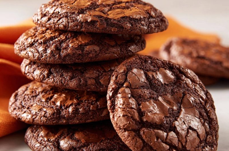 Ultimative Schoko Crinkle Cookies