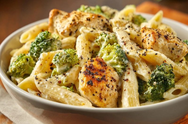 Hähnchen-Brokkoli-Pasta