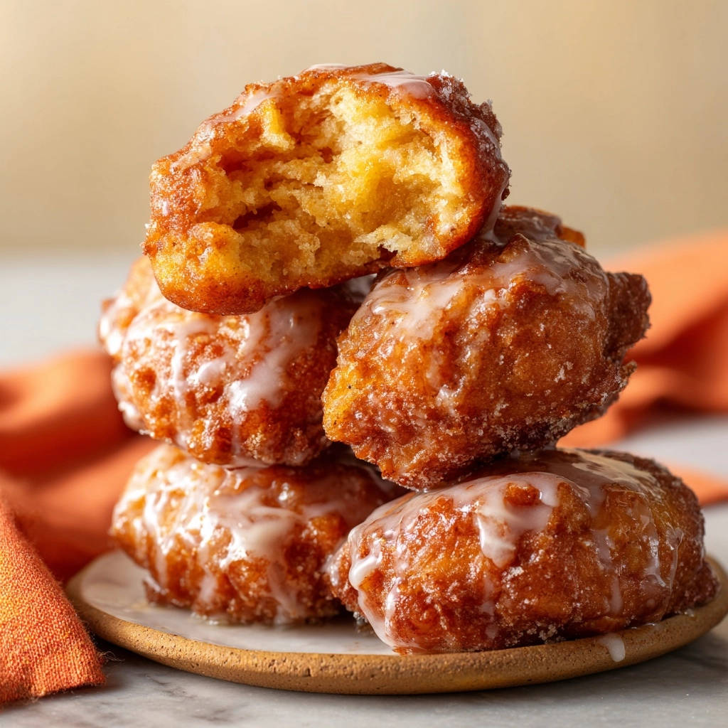 Goldbraune Küchlein mit Zuckerguss, angeschnitten, um die fluffige und perfekt gegarte Innenseite zu zeigen.