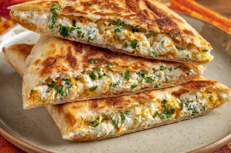 Käse-Kräuter-Fladen