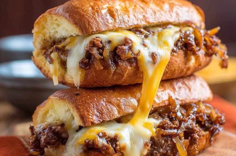 Käse-Steak-Sandwich