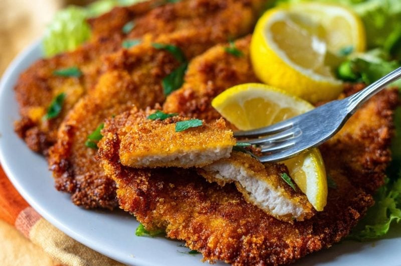 Knusprige Hähnchen-Schnitzel