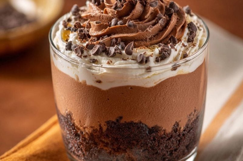 Ultimatives Schoko-Mousse-Dessert im Glas