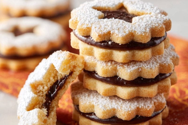 Zarte Schoko-Mürbeplätzchen