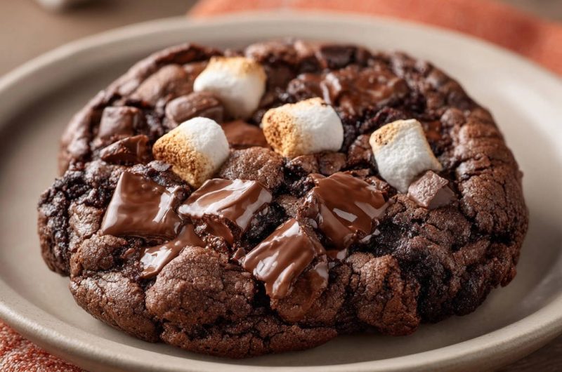Schoko-Marshmallow Cookies