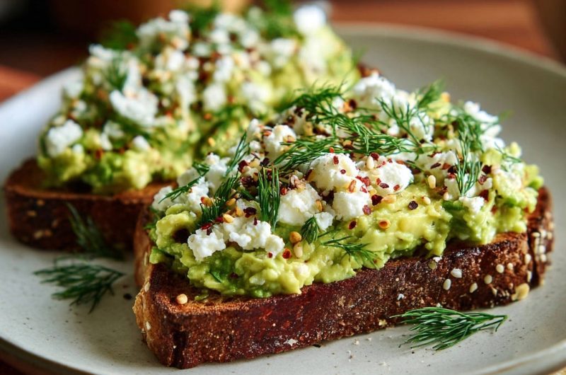 Avocado-Feta-Toast