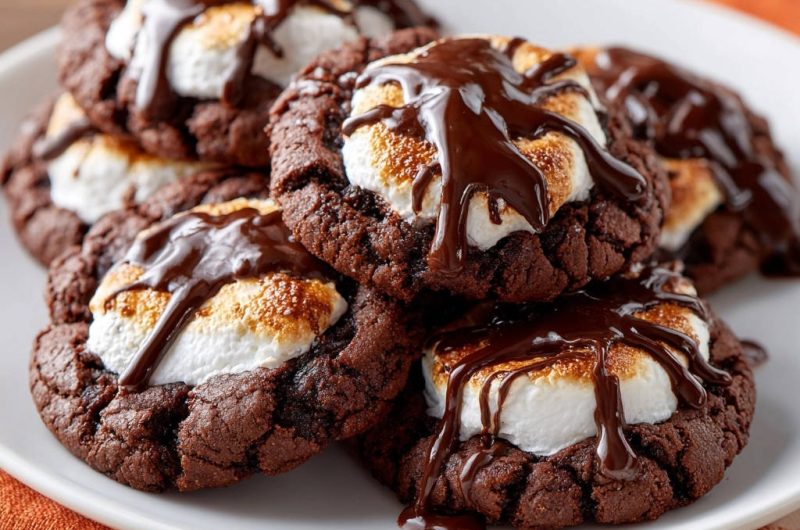 Schoko-S'mores-Cookies
