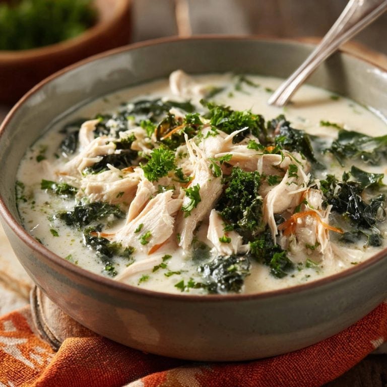 Cremige Hähnchen-Grünkohl-Suppe: Nie wieder trockenes Hähnchen!