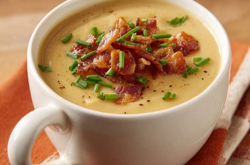Cremige Kartoffel-Suppe mit krossem Bacon