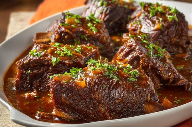 Geschmorte Rinderrippen