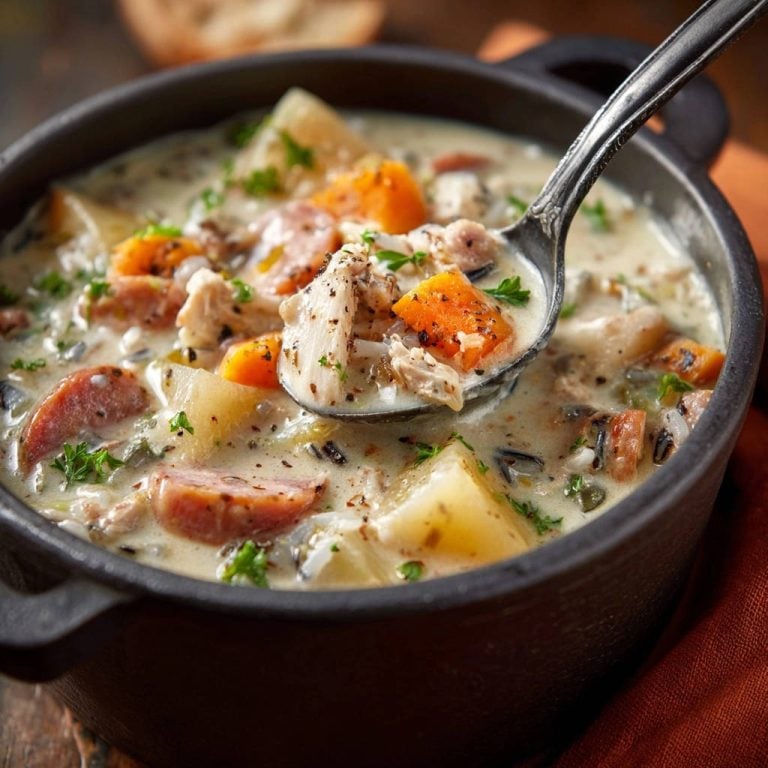 Herzhafter Hähnchen-Reis-Eintopf mit Wurst: Nie wieder matschige Kartoffeln!