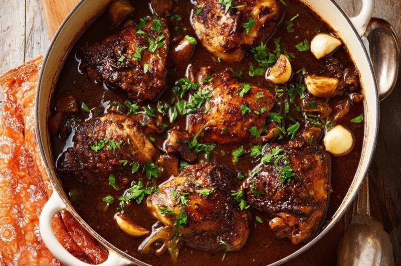 Kräftiges Schmorhuhn