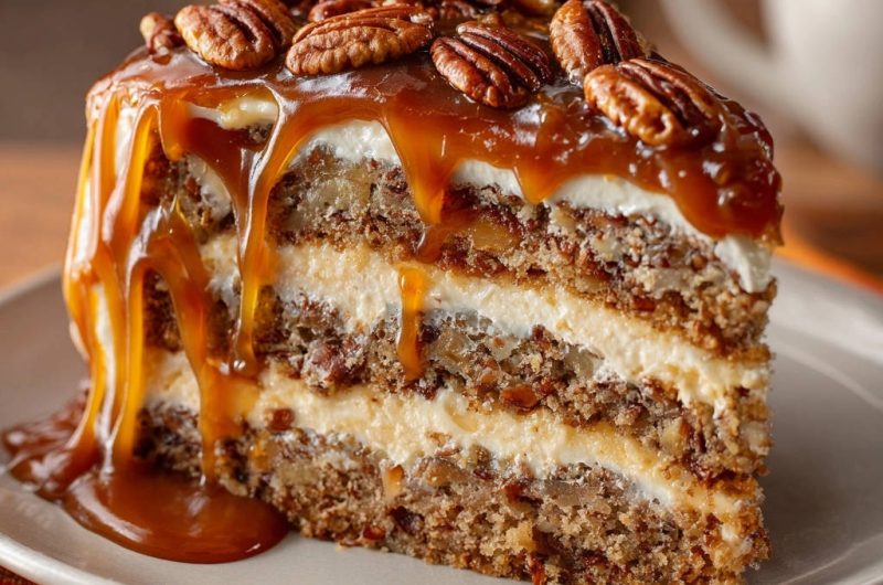 Pekannuss-Karamell-Traumtorte