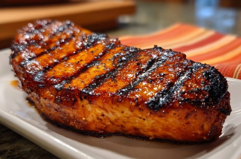 Perfekt Glasierte Hähnchenbrust vom Grill