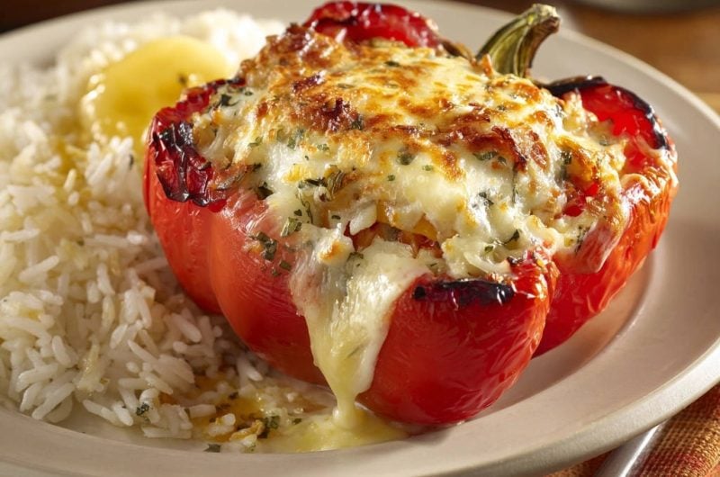 Saftige Gefüllte Paprika mit Reis