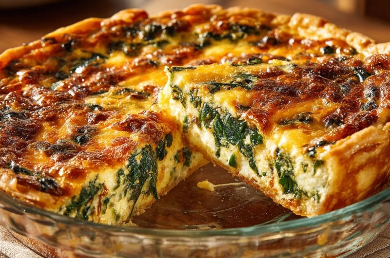 Spinat-Feta-Quiche