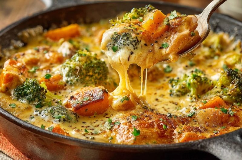 Hähnchen-Brokkoli-Gratin